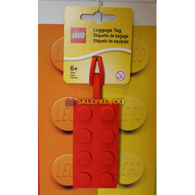 LEGO 52002 Zawieszka brelok klocek czerwony