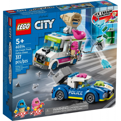 LEGO CITY 60314 Pościg za furgonetką z lodami