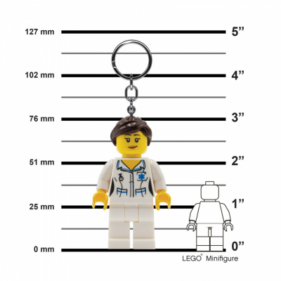 Brelok do kluczy z latarką LEGO Pielęgniarka LGL-KE186