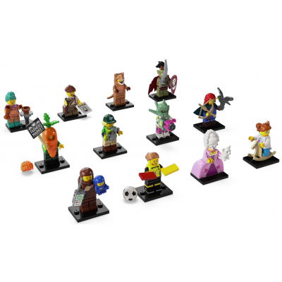 LEGO MINIFIGURES 71037 SERIA 24 KOMPLET 12 FIGUREK BEZ CIĘCIA