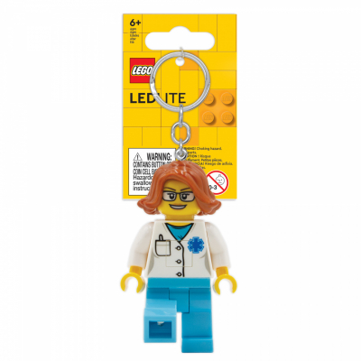 Brelok do kluczy z latarką LEGO Lekarka LGL-KE185