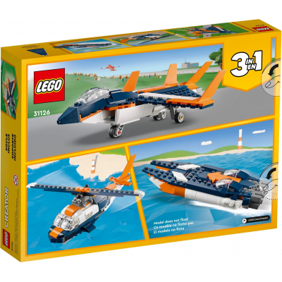 LEGO CREATOR 31126 Odrzutowiec naddźwiękowy