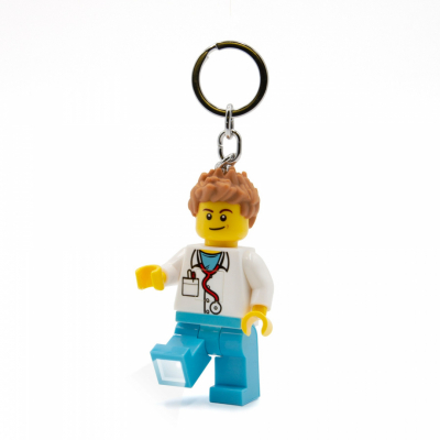 Brelok do kluczy z latarką LEGO Lekarz LGL-KE184