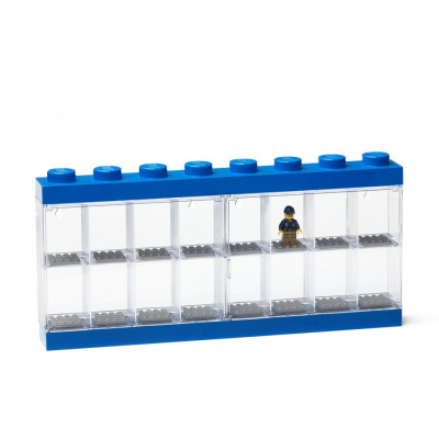 LEGO Gablotka na 16 minifigurek  Niebieska
