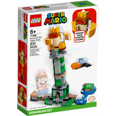 LEGO SUPER MARIO 71388 Boss Sumo Bro i przewracana